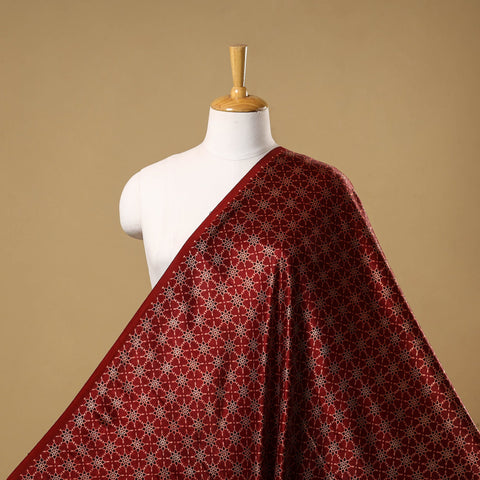 Mashru silk natural dyed fabric 11 - handcrafted