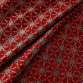 Mashru silk natural dyed fabric 11 - handcrafted