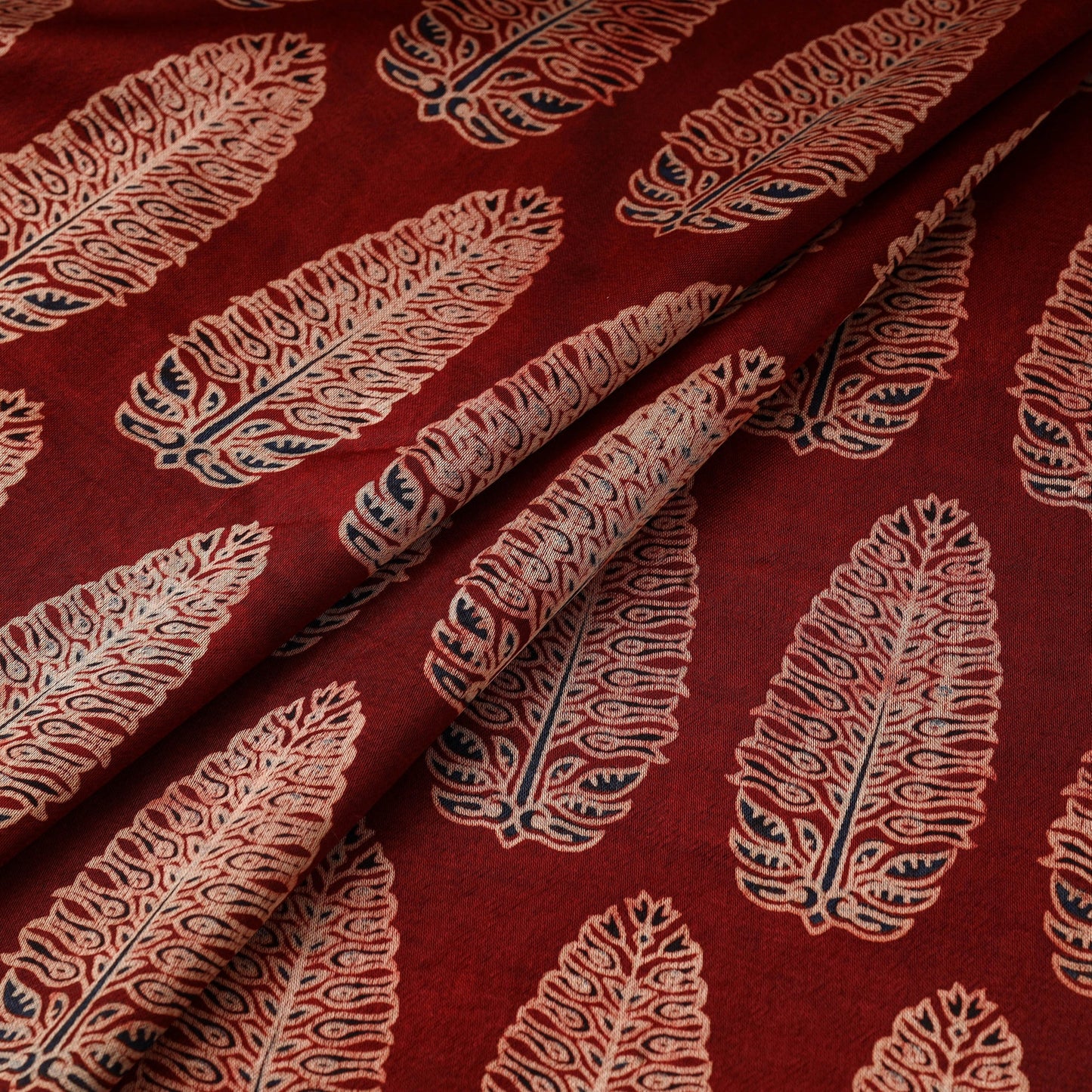 Mashru silk natural dyed fabric 21 - handcrafted