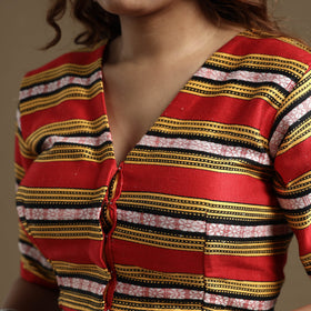 Silk Stitched Blouse

