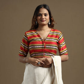 Silk Stitched Blouse
