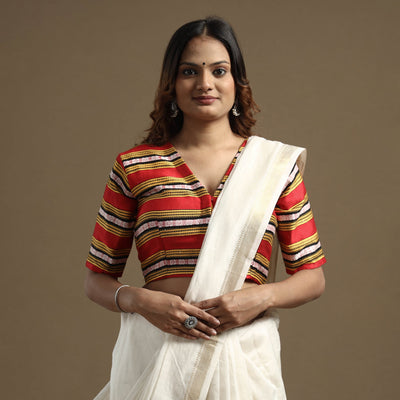 Silk Stitched Blouse
