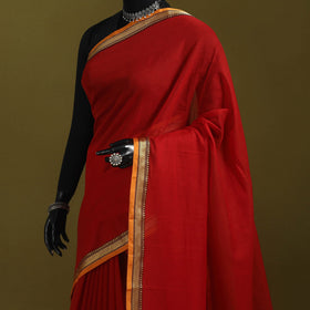 Mercerised cotton dharwad saree with thread border 05