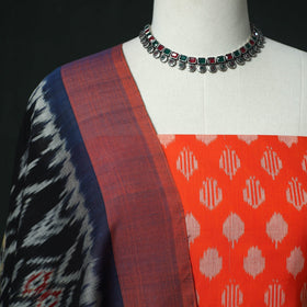 Handloom mercerised cotton pochampally ikat 2pc unstitched