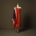 Handloom mercerised cotton pochampally ikat 2pc unstitched