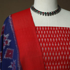 Handloom mercerised cotton pochampally ikat 2pc unstitched