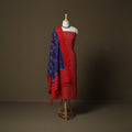 Handloom mercerised cotton pochampally ikat 2pc unstitched
