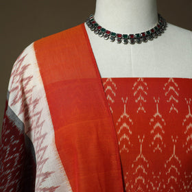 Handloom mercerised cotton pochampally ikat 2pc unstitched