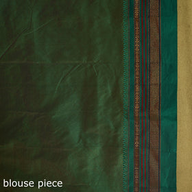 Red - mercerized cotton ilkal saree with border 12