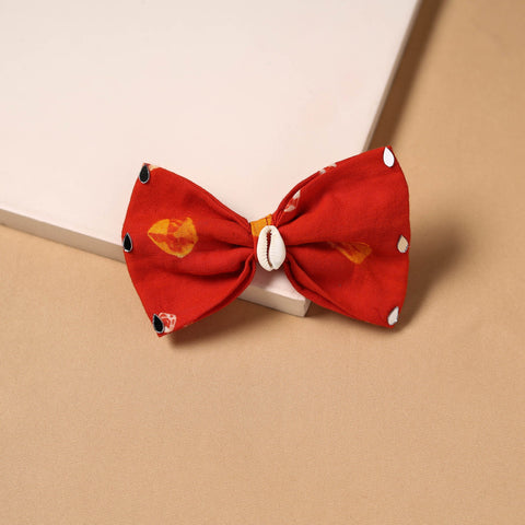 Mirror shell work women’s bow hair clip 06 - handcrafted