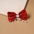 Mirror shell work women’s bow hair clip 15 - handcrafted