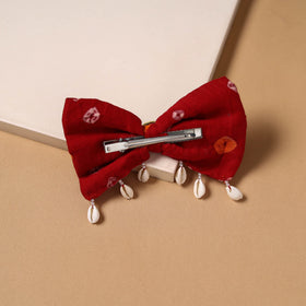 Mirror shell work women’s bow hair clip 19 - handcrafted