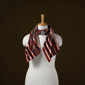 Modal silk pendant necklace scarf 47 - handcrafted