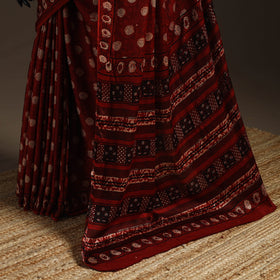 Modal silk hand bagru saree 12 2025/970-3 - handcrafted