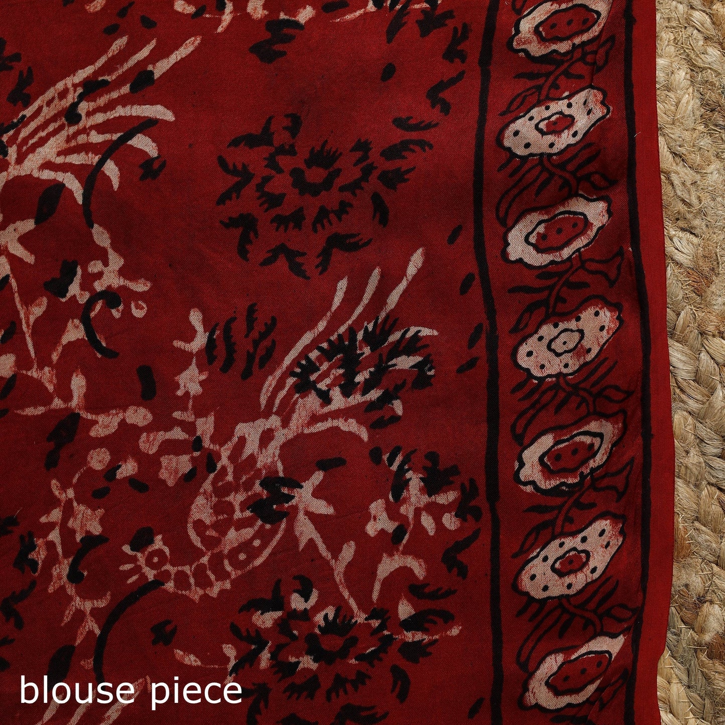 Modal silk hand bagru saree 12 2025/970-3 - handcrafted