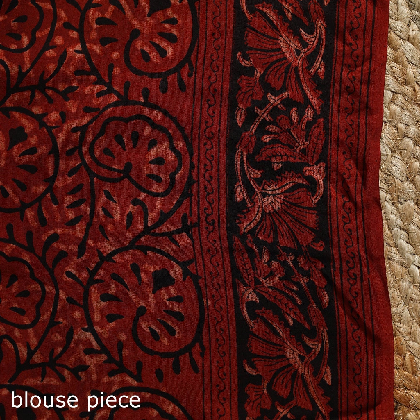 Modal silk hand bagru saree 16 - handcrafted