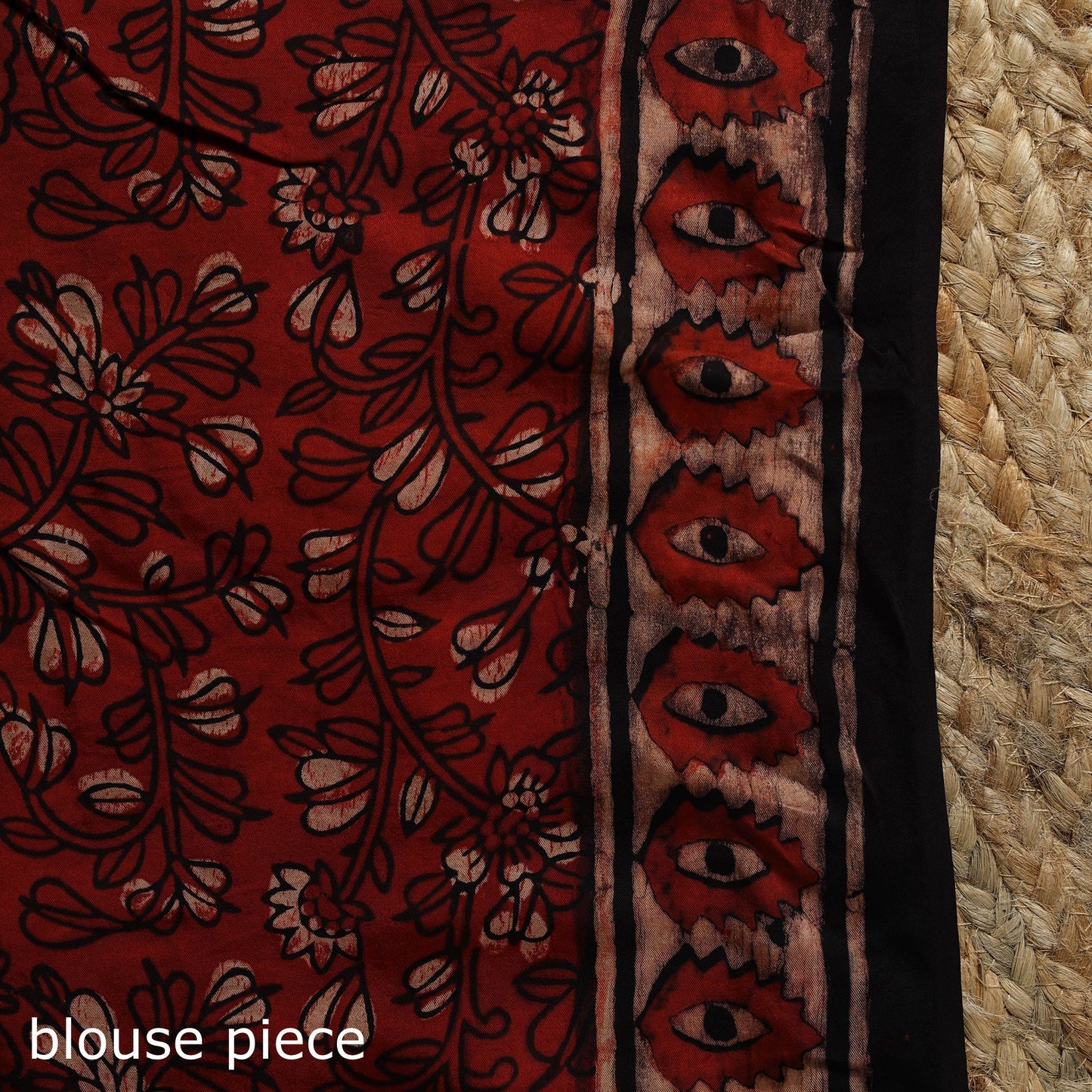 Modal silk hand bagru saree 20 - handcrafted