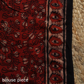 Modal silk hand bagru saree 20 - handcrafted