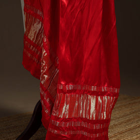 Modal silk natural dyed plain dupatta with lagdi patta 03
