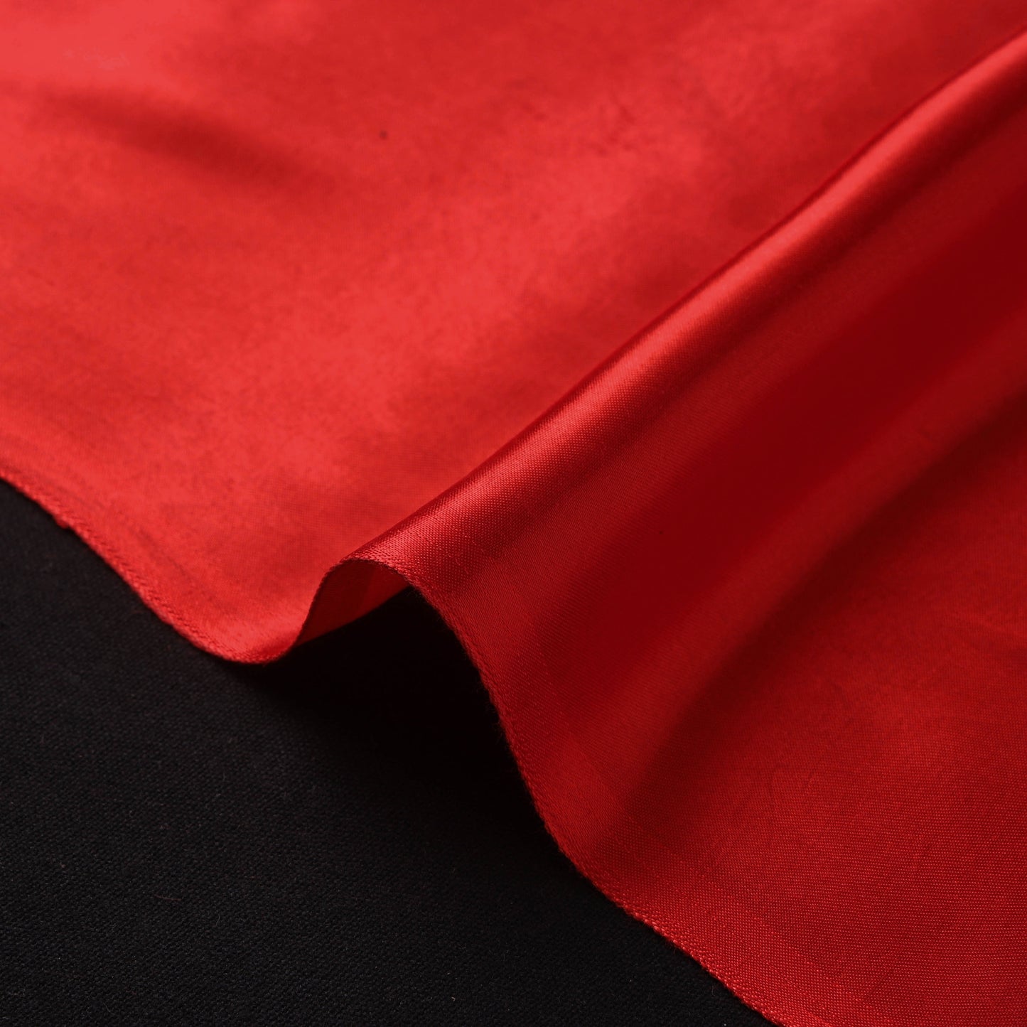 Modal silk natural dyed plain fabric 01 - handcrafted