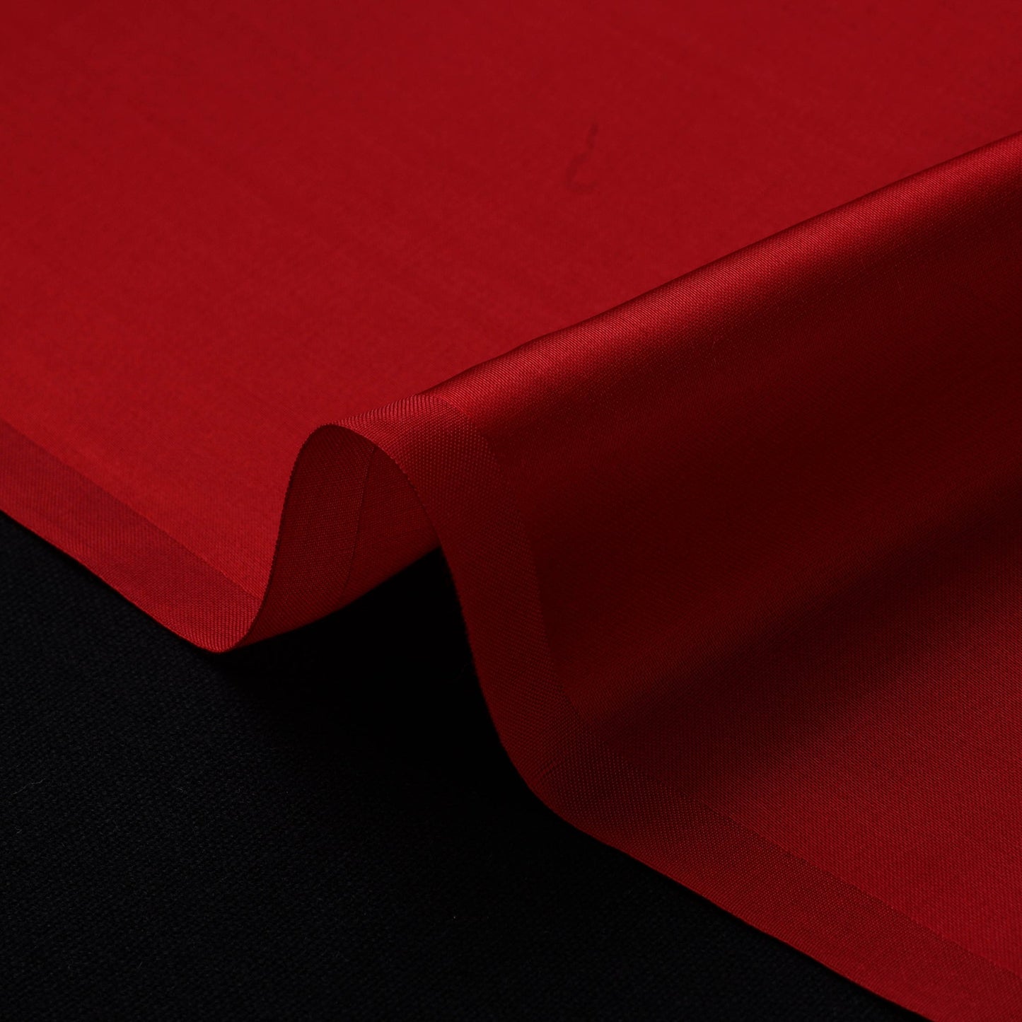 Red - modal silk plain fabric 13 - handcrafted