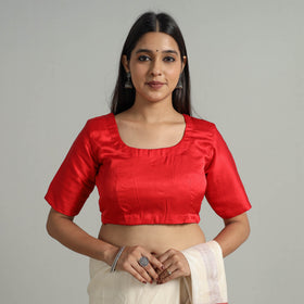 Buy Modal Silk Plain Stitched Blouse 04 Online at iTokri.com