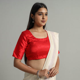 Buy Modal Silk Plain Stitched Blouse 04 Online at iTokri.com