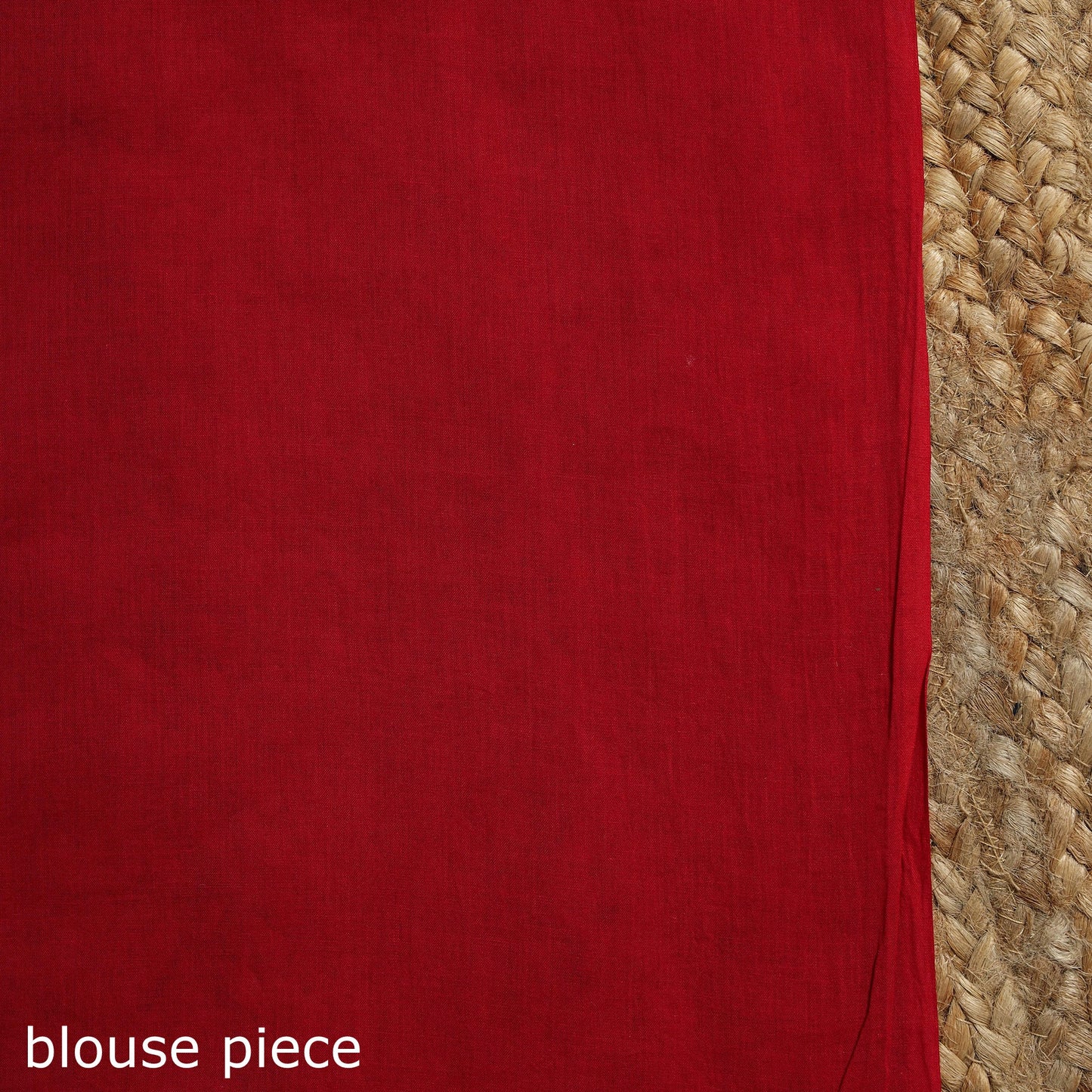 Red - mul cotton hand batik saree 03 - handcrafted