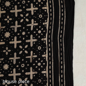  Red Mul Cotton Block Print Ajrakh Saree