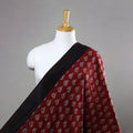  Mulberry Silk Bagh Print Red Fabric