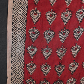  Mulberry Silk Bagh Print Red Fabric