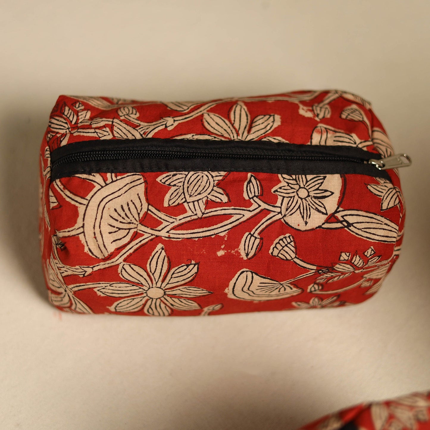  Red Multipurpose Handmade Toiletry Bags (Set of 3)