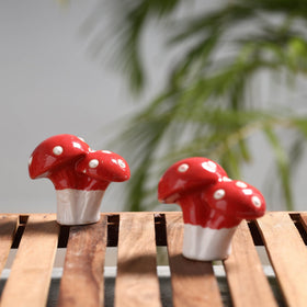  Handcrafted Ceramic Toys (Set of 2) 