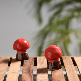  Handcrafted Ceramic Toys (Set of 2) 