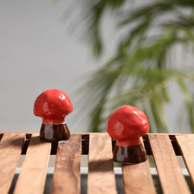  Handcrafted Ceramic Toys (Set of 2) 