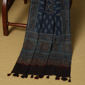 Red - natural dyed 3pc unstitched dress material 01