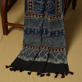 Red - natural dyed 3pc unstitched dress material 04