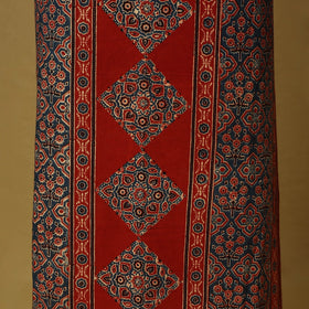 Red - natural dyed 3pc unstitched dress material 13