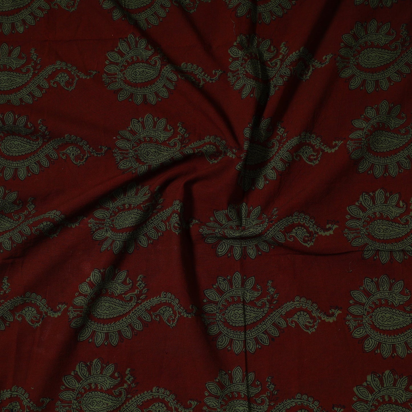  Bagh Block Printed Cotton Precut Fabric (1 Meter) 03 