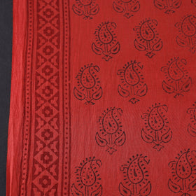 Red - Authentic Bagh Print Fabric from Madhya Pradesh 02
