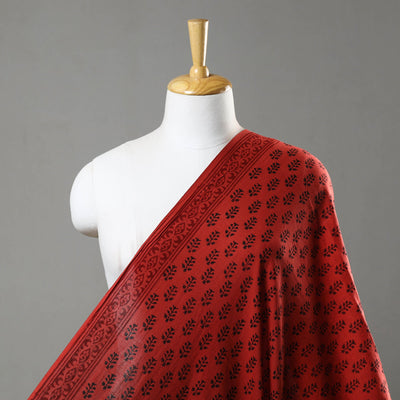 Red - Authentic Bagh Print Fabric from Madhya Pradesh 04