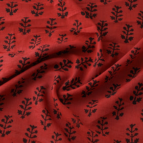 Red - Authentic Bagh Print Fabric from Madhya Pradesh 04