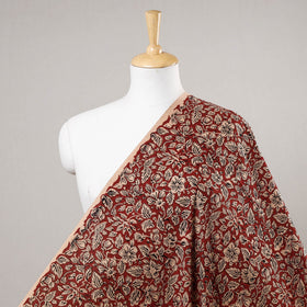 Red - Bagru Block Printed Cotton Fabric