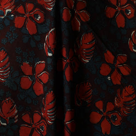 Red - natural dyed bagru dabu fabric 24 - handcrafted