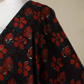 Red - natural dyed bagru dabu fabric 24 - handcrafted