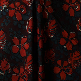 Red - natural dyed bagru dabu fabric 24 - handcrafted