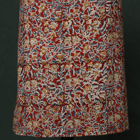 Natural dyed block print cotton pedana kalamkari 2pc
