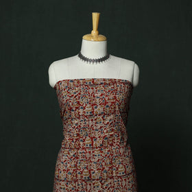 Natural dyed block print cotton pedana kalamkari 2pc