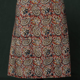 Natural dyed block print cotton pedana kalamkari 2pc