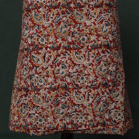 Natural dyed block print cotton pedana kalamkari 2pc